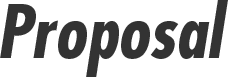 Proposal